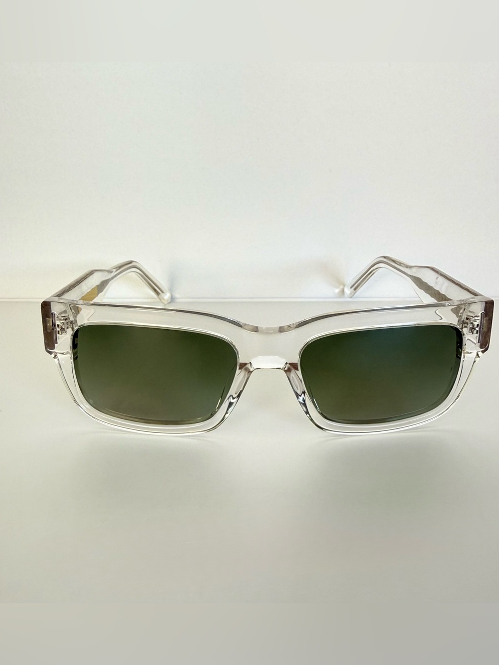 NEW!!! MO unisex clear sunglasses European brand Retail 320$